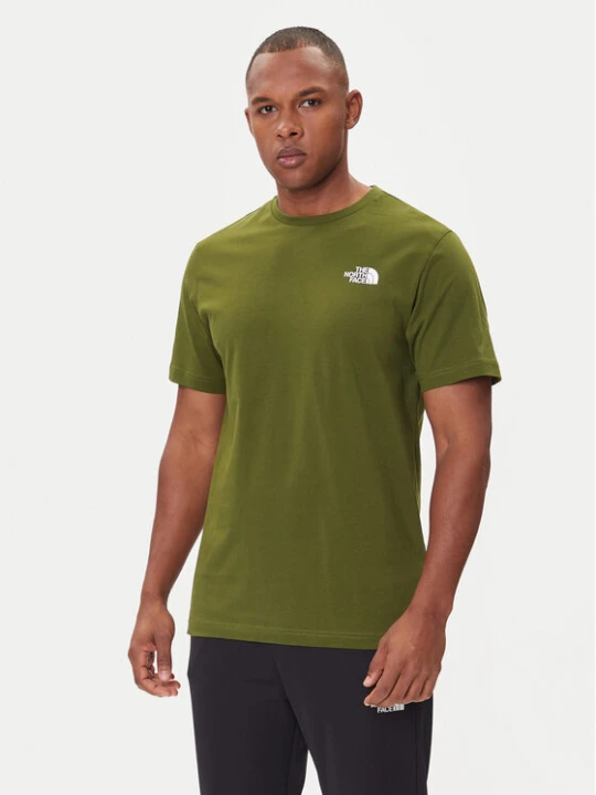 Zdjęcie produktu The North Face T-Shirt Redbox NF0A87NP Zielony Regular Fit