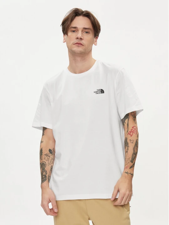 Zdjęcie produktu The North Face T-Shirt Simple Dome NF0A87NG Biały Regular Fit