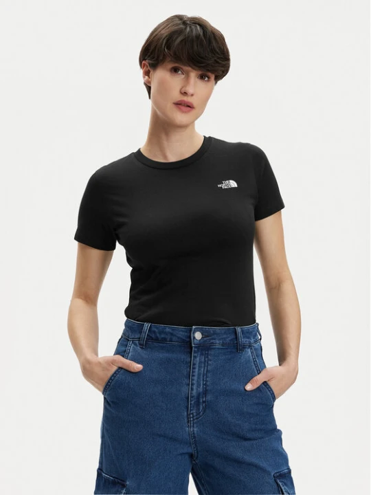 Zdjęcie produktu The North Face T-Shirt Simple Dome NF0A87NH Czarny Regular Fit
