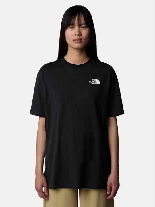 Zdjęcie produktu The North Face T-Shirt Simple Dome NF0A87NQ Czarny Oversize