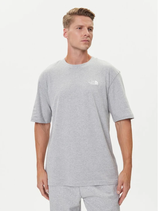 Zdjęcie produktu The North Face T-Shirt Simple Dome NF0A87NR Szary Oversize