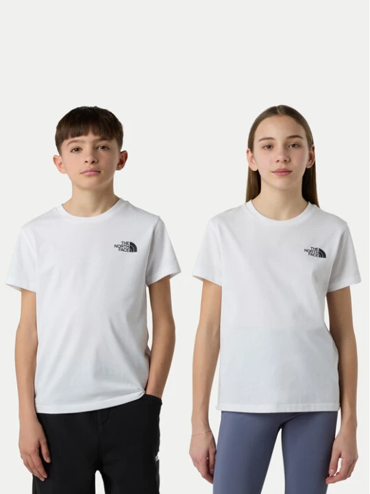 Zdjęcie produktu The North Face T-Shirt Simple Dome NF0A87T4 Biały Regular Fit