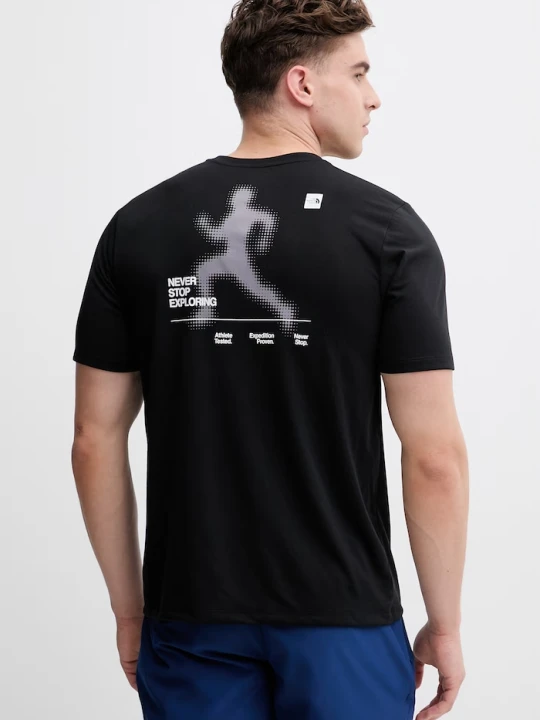 Zdjęcie produktu The North Face t-shirt treningowy męski BITMAP czarny