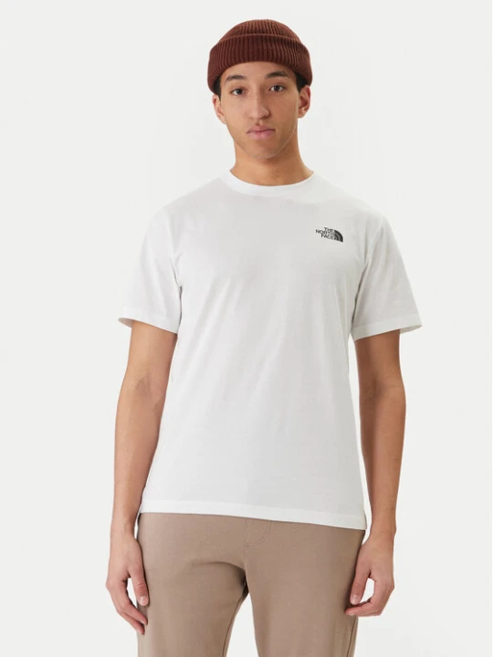 Zdjęcie produktu The North Face T-Shirt Vertical NF0A8GV1 Biały Regular Fit
