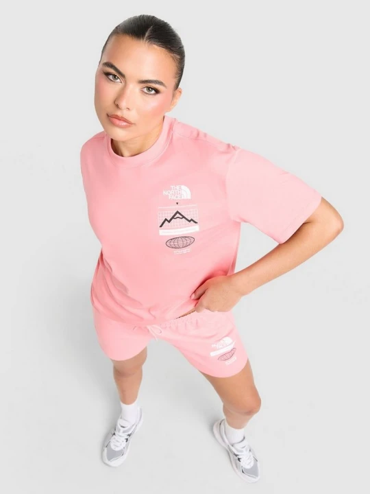 Zdjęcie produktu The North Face T-Shirt Oversize Multi Tek różowy