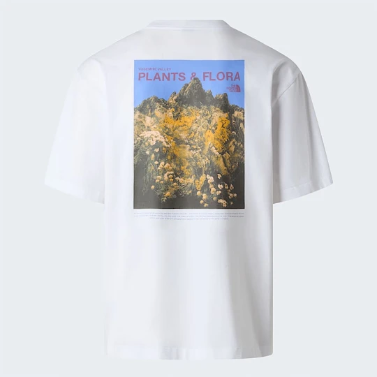 Zdjęcie produktu The North Face T-shirt Z Grafiką O Kroju Oversize Unisex Plant & Flora Tnf White Rozmiar XXL male