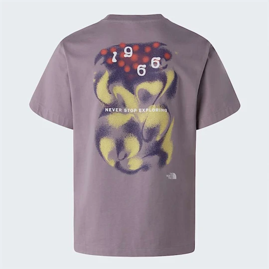 Zdjęcie produktu The North Face T-shirt Z Grafiką O Luźnym Kroju Unisex 1966 Motion Transcendent Grey Rozmiar L male