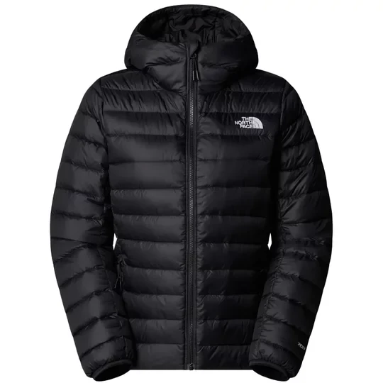 Zdjęcie produktu The North Face W Down Hooded NF0A8D3EJK31, Damskie, Czarne, kurtki zimowe, poliester, rozmiar: L