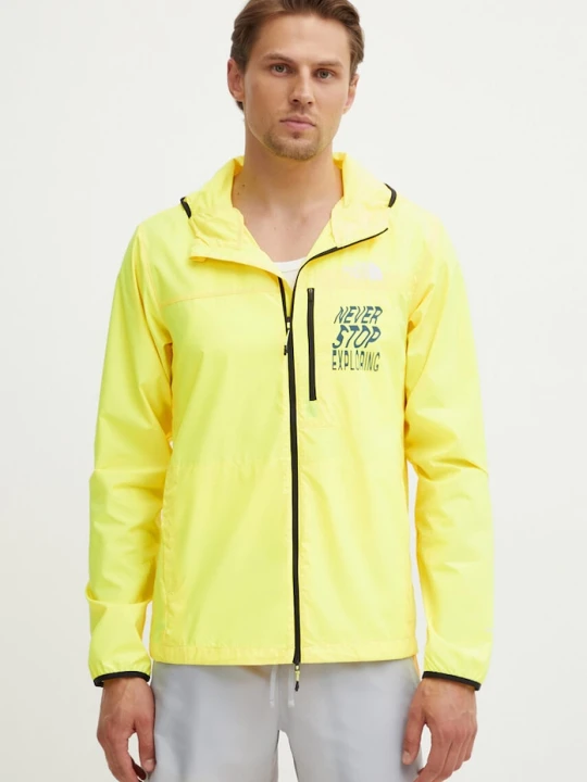 Zdjęcie produktu The North Face wiatrówka Higher żółty