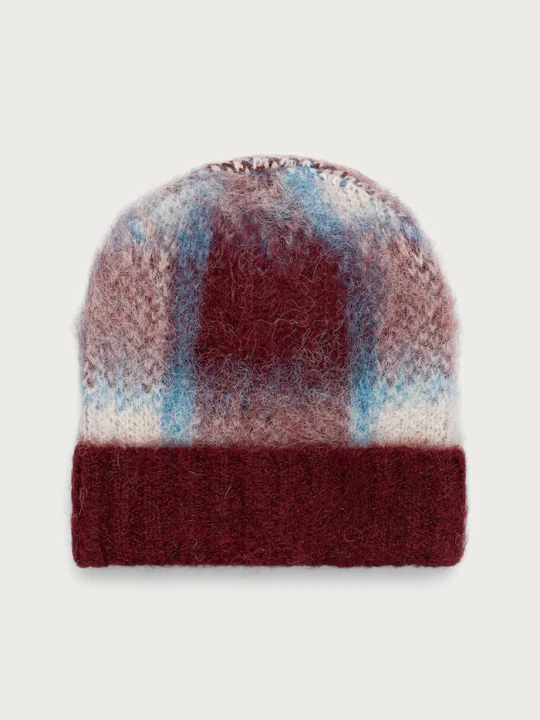 Zdjęcie produktu The Ragged Priest czapka beanie damska z dodatkiem wełny bordowy