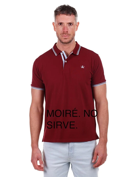 Zdjęcie produktu The Time of Bocha Koszulka polo w kolorze bordowym rozmiar: M