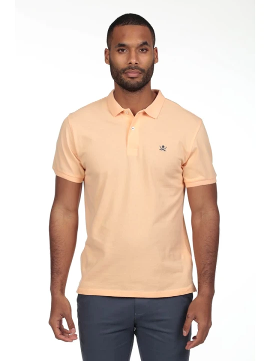 Zdjęcie produktu The Time of Bocha Koszulka polo w kolorze brzoskwiniowym rozmiar: M