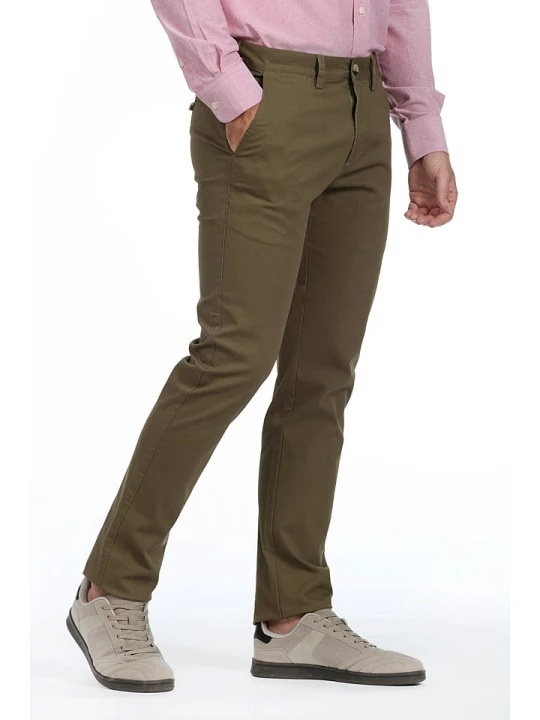 Zdjęcie produktu The Time of Bocha Spodnie chino w kolorze khaki rozmiar: 38