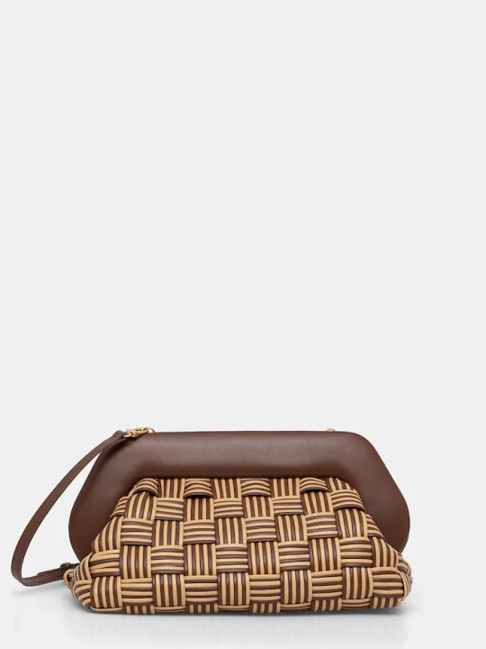 Zdjęcie produktu Themoire torebka crossbody damska z imitacji skóry THEMOIRè brązowy