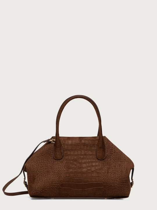 Zdjęcie produktu Themoire torebka crossbody damska zamszowa TALIA THEMOIRè brązowy