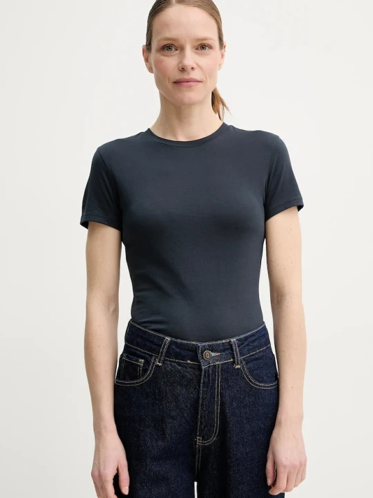 Zdjęcie produktu Theory t-shirt bawełniany granatowy