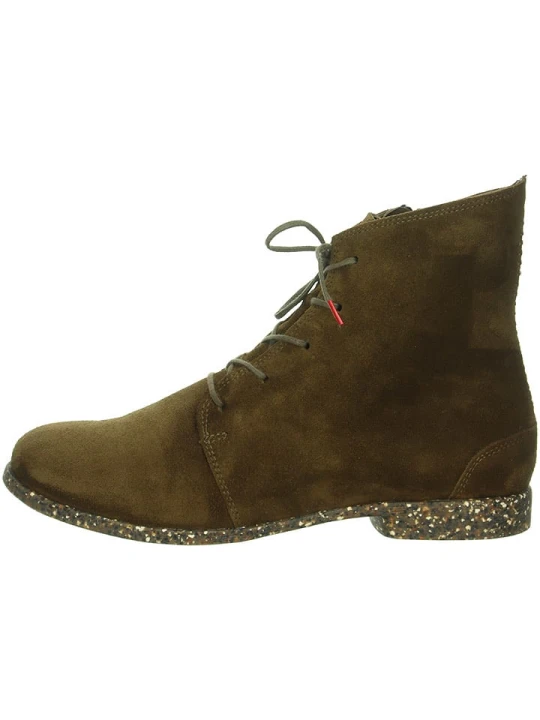 Zdjęcie produktu Think! Skórzane botki w kolorze khaki rozmiar: 37, 5