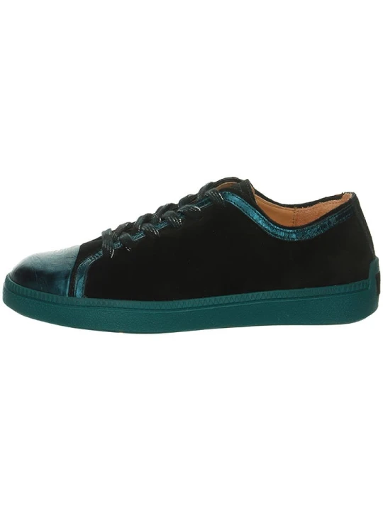 Zdjęcie produktu Think! Skórzane sneakersy w kolorze czarno-turkusowym rozmiar: 37, 5