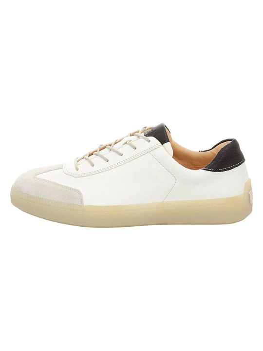 Zdjęcie produktu Think! Skórzane sneakersy w kolorze kremowym rozmiar: 37, 5