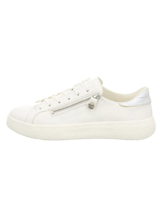 Zdjęcie produktu Think! Skórzane sneakersy w kolorze kremowym rozmiar: 42