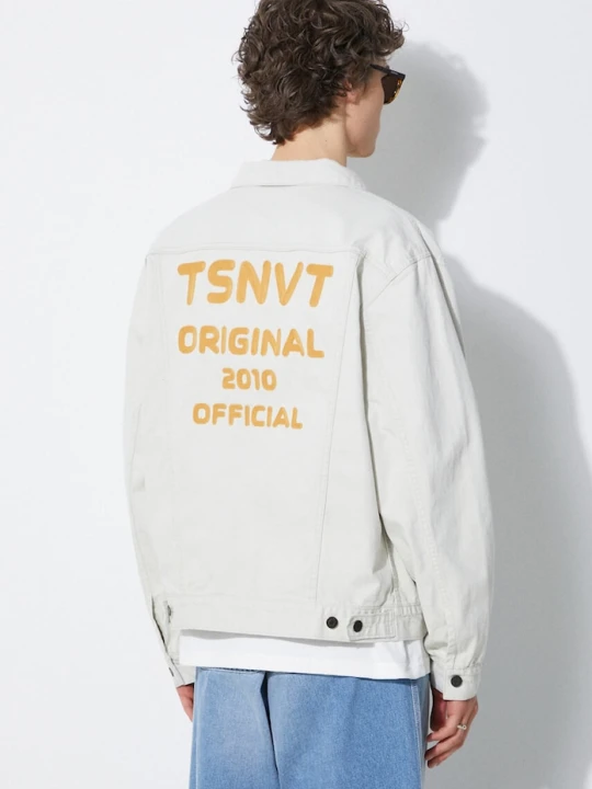 Zdjęcie produktu thisisneverthat kurtka jeansowa Trucker szary
