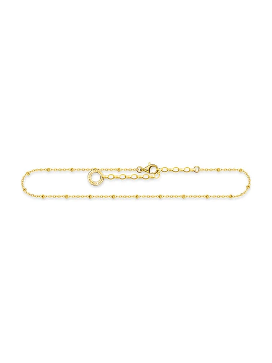 Zdjęcie produktu Thomas Sabo Pozłacana bransoletka na kostkę rozmiar: onesize złoty