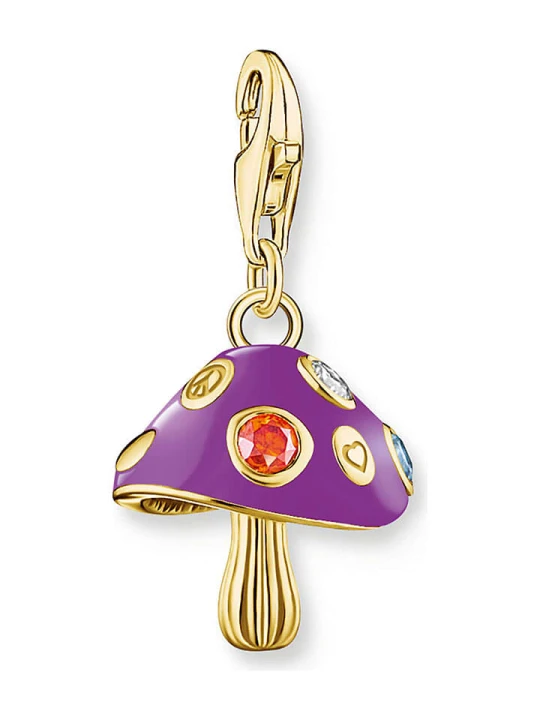 Zdjęcie produktu Thomas Sabo Pozłacana zawieszka z kryształami rozmiar: onesize złoty