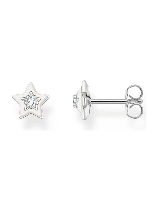 Zdjęcie produktu Thomas Sabo Srebrne kolczyki-wkrętki z cyrkoniami rozmiar: onesize