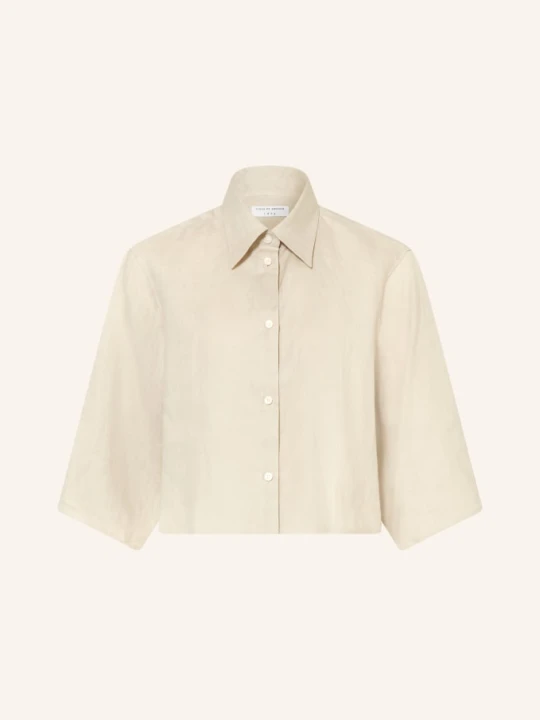 Zdjęcie produktu Tiger Of Sweden Bluzka Koszulowa Corins Z Lnu Z Rękawem 3/4 beige KHAKI