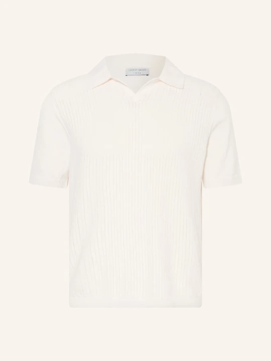 Zdjęcie produktu Tiger Of Sweden Dzianinowa Koszulka Polo Eoin weiss BIAŁY