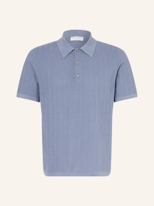 Zdjęcie produktu Tiger Of Sweden Dzianinowa Koszulka Polo Erros blau NIEBIESKI