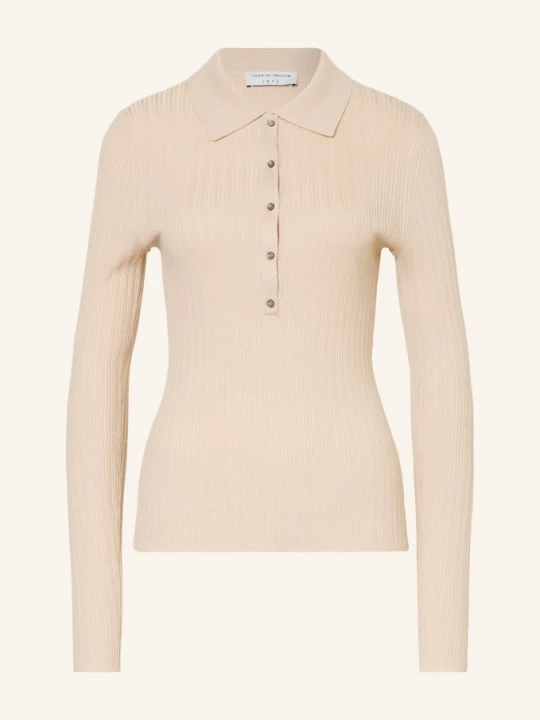 Zdjęcie produktu Tiger Of Sweden Dzianinowa Koszulka Polo Isla beige