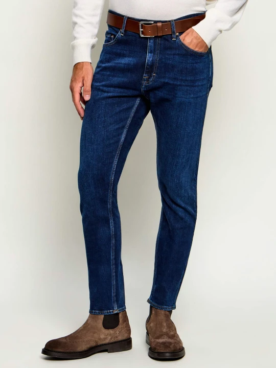Zdjęcie produktu TIGER OF SWEDEN Jeansy Pistolero Woodland | Slim Fit granatowy