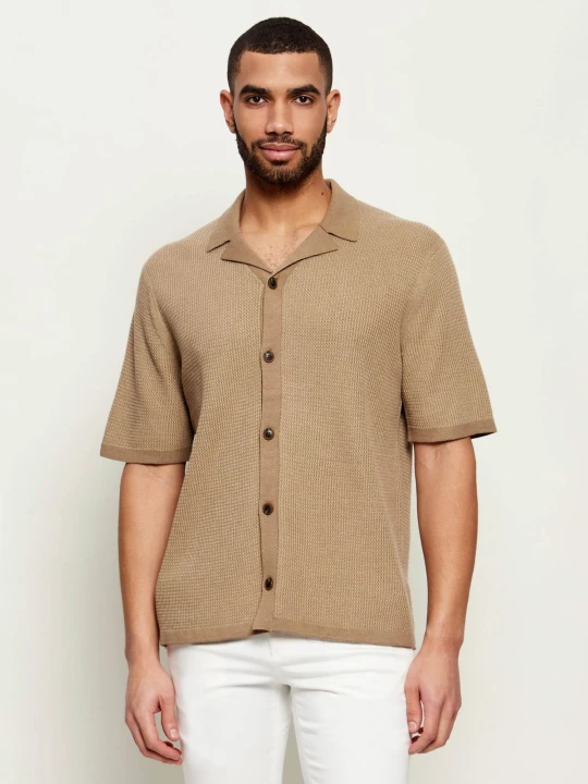 Zdjęcie produktu TIGER OF SWEDEN Kardigan River T | Regular Fit | z dodatkiem wełny beżowy