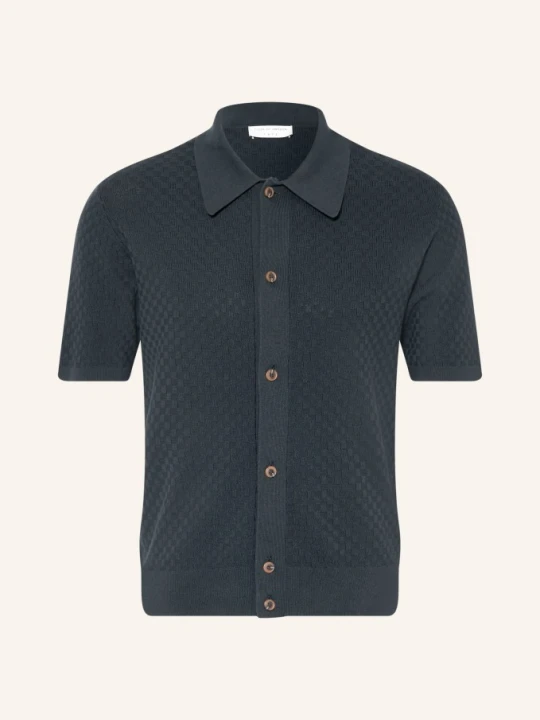 Zdjęcie produktu Tiger Of Sweden Koszulka Z Dzianiny Araawen Slim Fit blau CZARNY