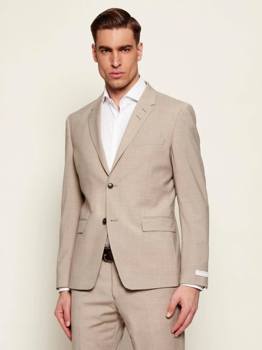 Zdjęcie produktu TIGER OF SWEDEN Marynarka Mix & Match Jamie | Regular Fit | z dodatkiem wełny beżowy