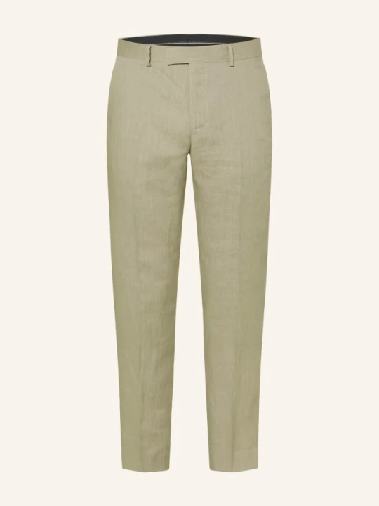Zdjęcie produktu Tiger Of Sweden Spodnie Garniturowe Tenuta Slim Fit Z Lnu gruen