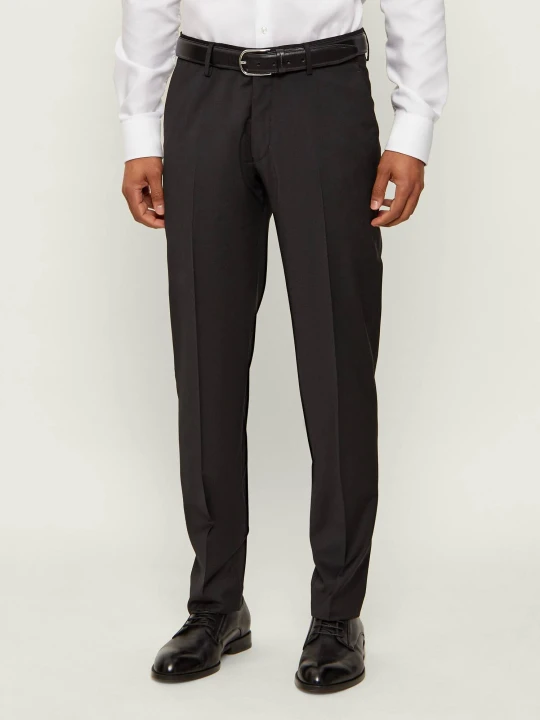 Zdjęcie produktu TIGER OF SWEDEN Spodnie Tenutas | Slim Fit | z dodatkiem wełny czarny
