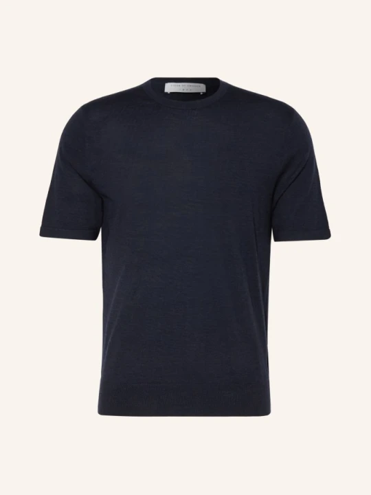 Zdjęcie produktu Tiger Of Sweden Sweter Z Dzianiny Connor Z Wełny Merynosowej blau GRANATOWY