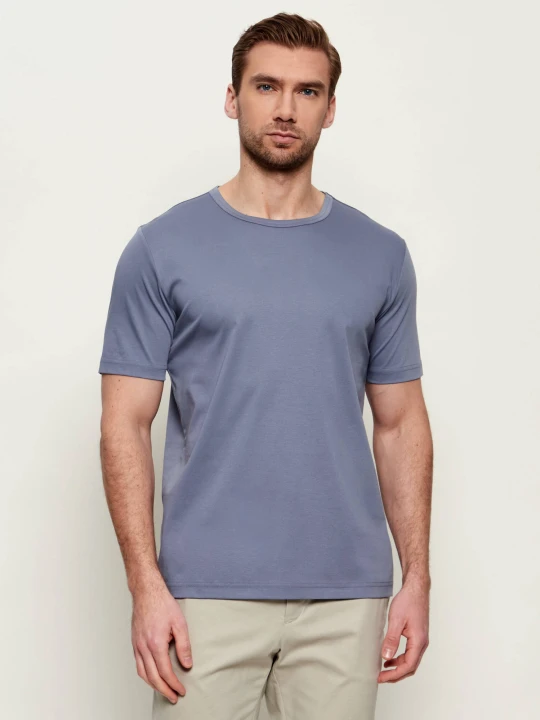 Zdjęcie produktu TIGER OF SWEDEN T-shirt OLAF | Slim Fit niebieski