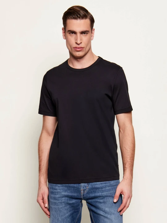 Zdjęcie produktu TIGER OF SWEDEN T-shirt Olaf | Slim Fit | mercerised czarny