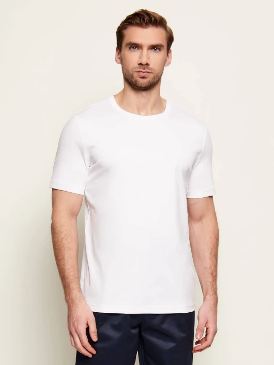Zdjęcie produktu TIGER OF SWEDEN T-shirt Olaf | Slim Fit | mercerised biały