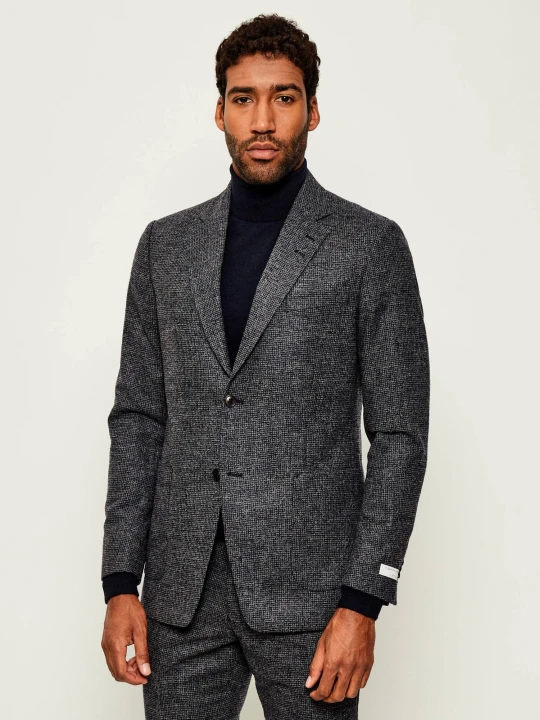 Zdjęcie produktu TIGER OF SWEDEN Wełniana marynarka Justin P | Slim Fit granatowy