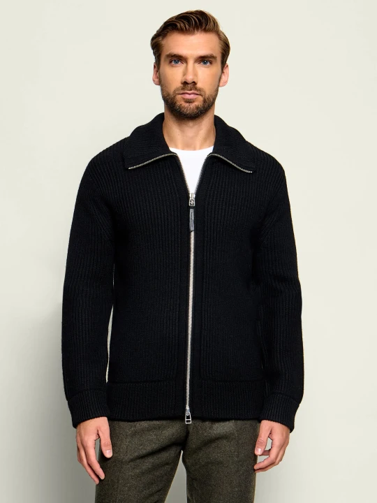 Zdjęcie produktu TIGER OF SWEDEN Wełniany sweter Niall | Regular Fit czarny