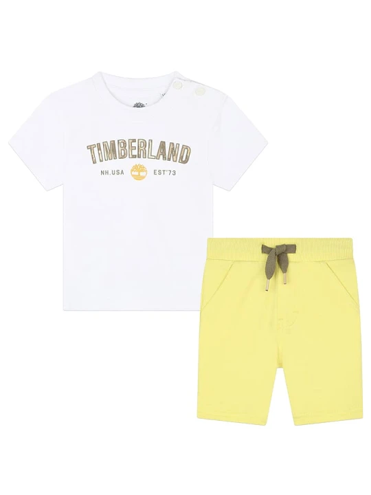 Zdjęcie produktu Timberland 2-częściowy zestaw w kolorze biało-żółtym rozmiar: 80