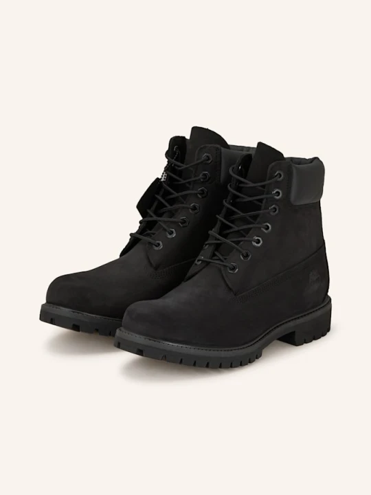 Zdjęcie produktu Timberland Botki Sznurowane Premium 6-Inch schwarz CZARNY