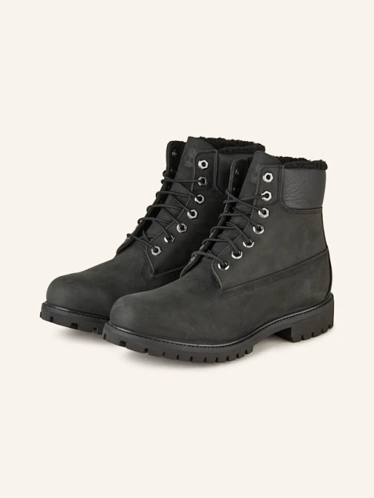Zdjęcie produktu Timberland Botki Sznurowane Premium 6 Inch schwarz CZARNY
