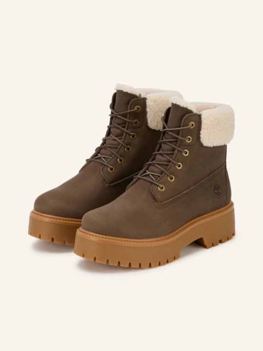 Zdjęcie produktu Timberland Botki Sznurowane Stone Street Mid Warm Lined Waterproof braun