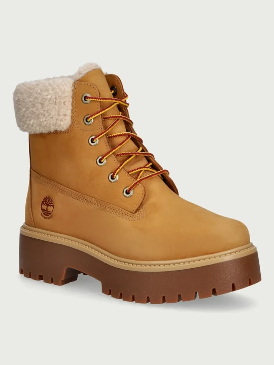 Zdjęcie produktu Timberland buty na platformie damskie nubukowe Stone Street beżowy