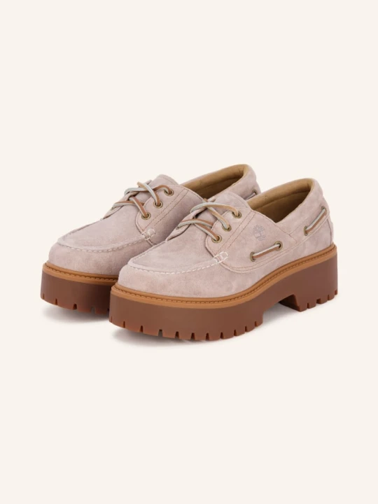 Zdjęcie produktu Timberland Buty Żeglarskie Stone Street beige JASNOFIOLETOWY